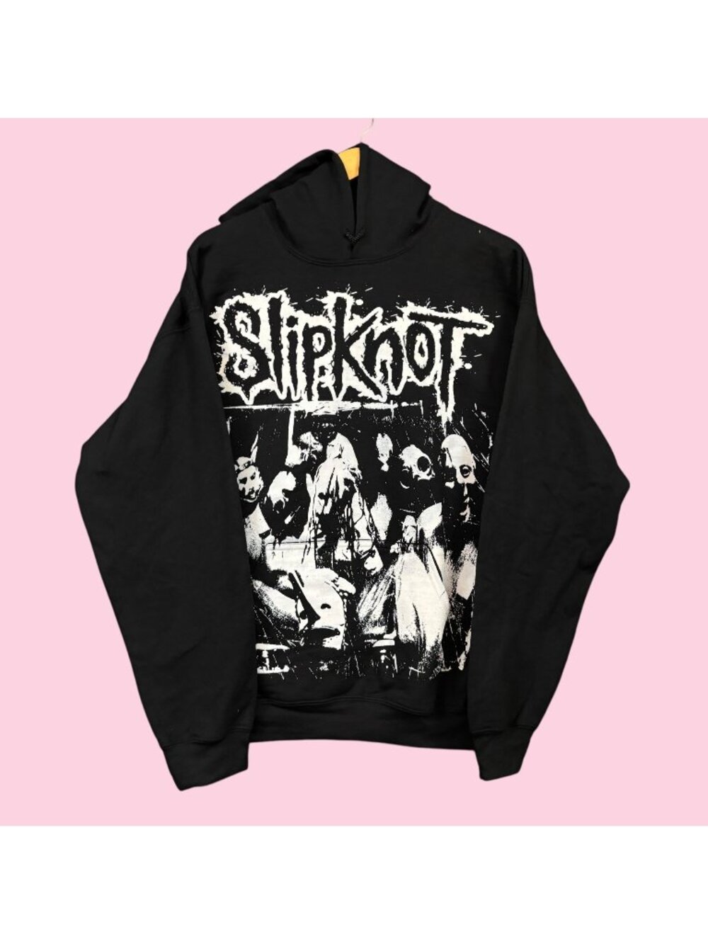 Slipknot Self Titled Album Cover Heavy Metal Band Hoodie L
